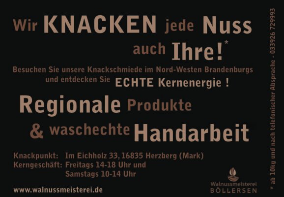 Wir knacken IHRE Nüsse - 