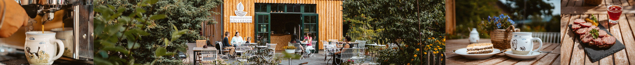 Sommer Cafe Walnussmeisterei Böllersen